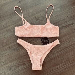 Pink Bikini Top & Bottom Set